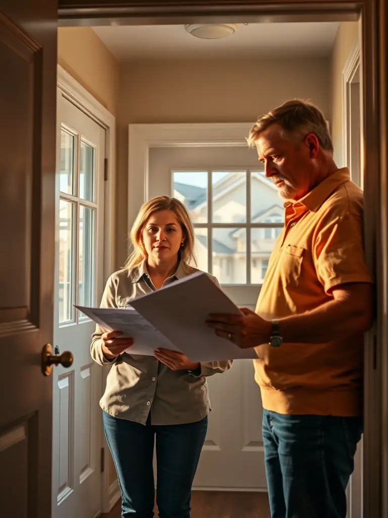 A Keystone Housing team conducting tenant interviews and property inspections, highlighting their tenant placement and management services.
