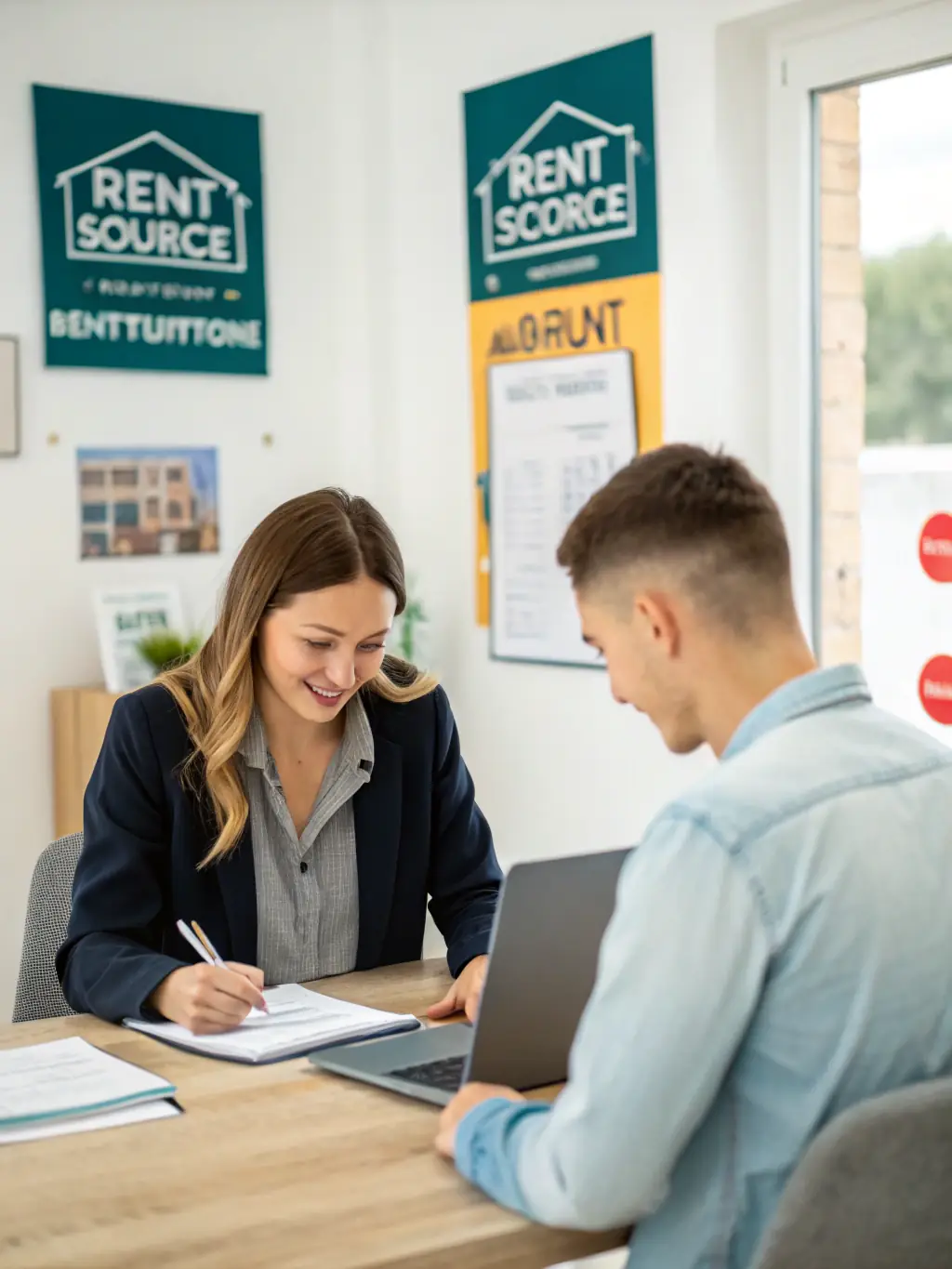 A professional landlord receiving a steady rent payment while Keystone Housing manages the property, showcasing the benefits of long-term property leasing.